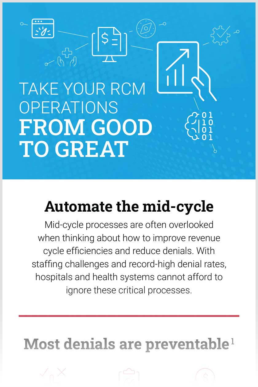 Take Your RCM Operations from Good to Great infographic thumbnail
