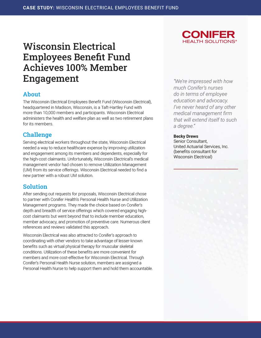 Wisconsin Electrical Employees Benefit Fund case study thumbnail